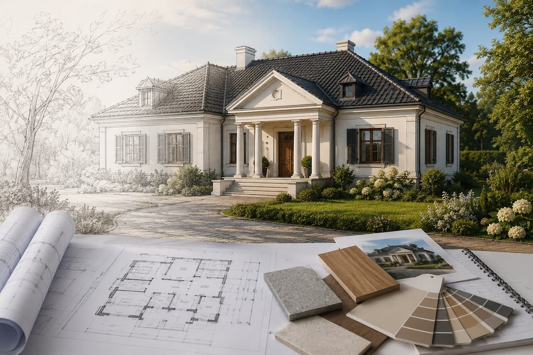 Projekt domu dworek z katalogu – co można zmienić, a co lepiej zostawić?